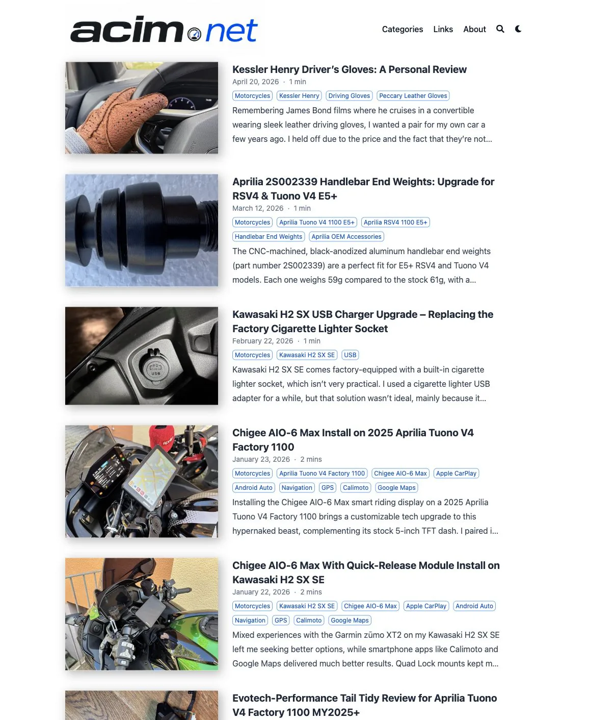 Screenshot von acim.net